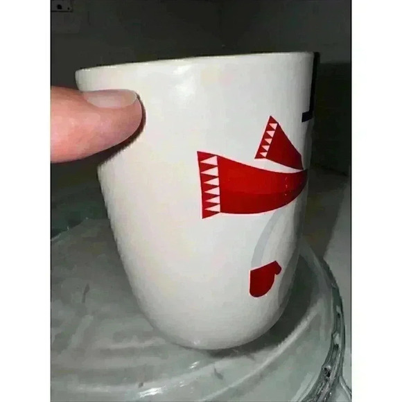 STARBUCKS COFFEE COMPANY Cup Mug CHRISTMAS SNOWMAN  2012 - Picture 7 of 10